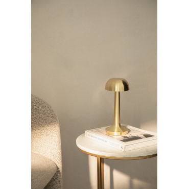 Draadloze Led-tafellamp Asuan Goud - Sklum