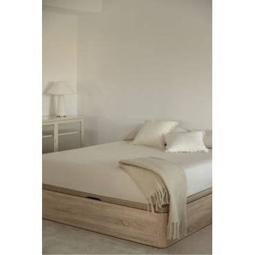 Uferyn Opvouwbare Houten Canapé Natuurlijk Hout & 160 X 200 Cm - Sklum