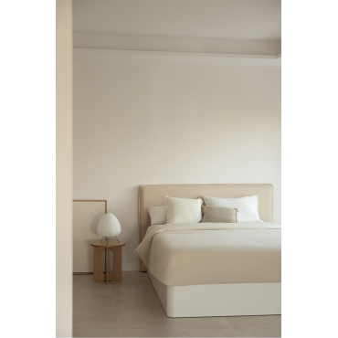 Uferyn Opvouwbare Houten Canapé Wit Hout & 160 X 200 Cm - Sklum