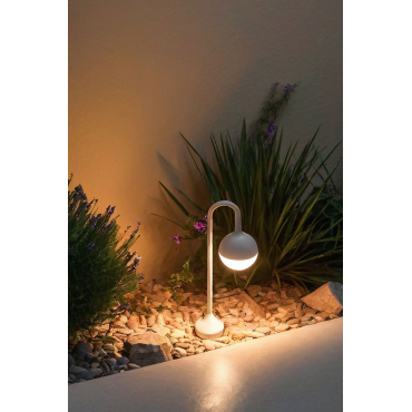 Uveron Led-buitenbaken Van Aluminium Wit - Sklum