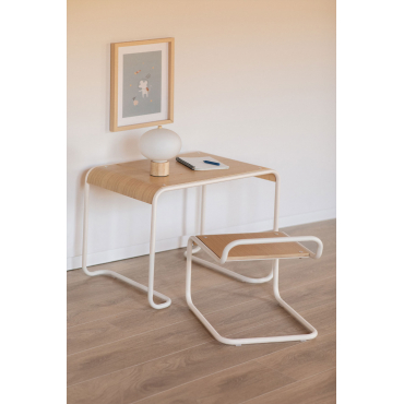 Markalany Kindertafel En Stoelenset Gardenia Wit - Sklum