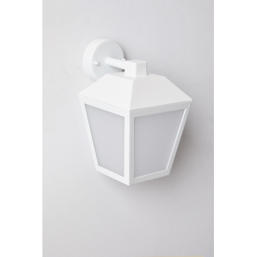 Yalven Aluminium Led Buitenwandlamp Wit - Sklum
