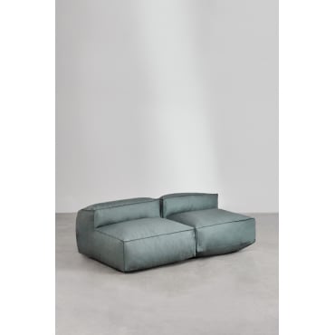 Dojans 2-delige Modulaire Tuinbank Groen – Ether - Sklum