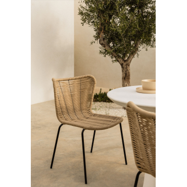 Set Van 2 Keiller Stapelbare Tuinstoelen Natuurlijk - Sklum