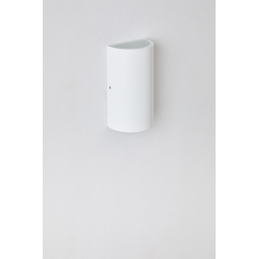 Led-wandlamp Voor Buiten In Aluminium Met 2 Lichtpunten Zanvi Wit - Sklum