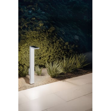 Luxore Aluminium Led-buitenlamp Op Zonne-energie Wit - Sklum