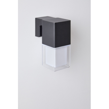 Led Buitenwandlamp In Aluminium Torevi Zwart & B - Sklum