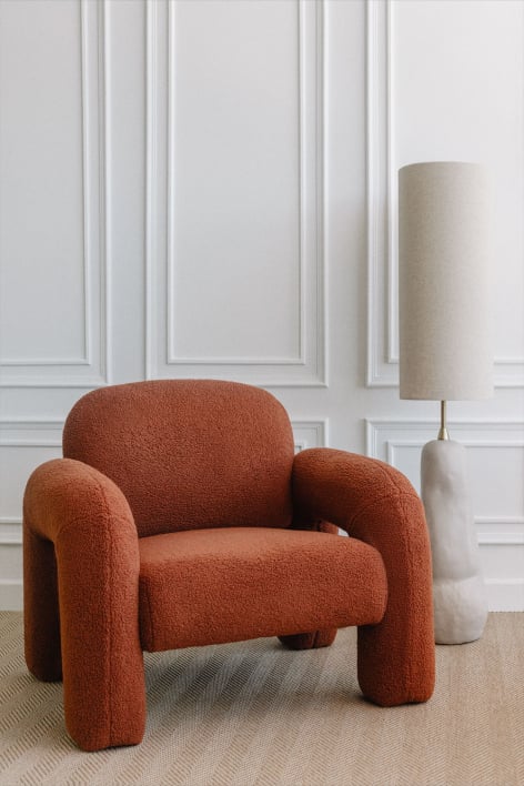 Nicxon fauteuil van schapenvacht
