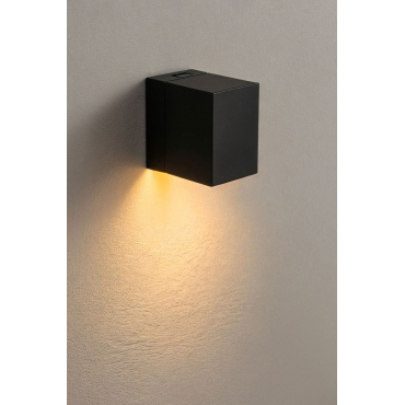 Buitenwandlamp Abar Zwart - Sklum
