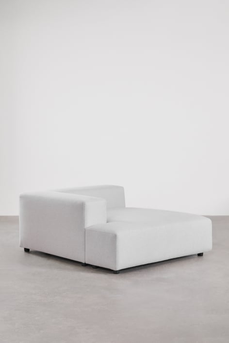 Linker chaise longue module voor modulaire bank Bruna