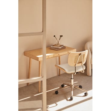 Bamboe Bureau Takeo Natuurlijk - Sklum