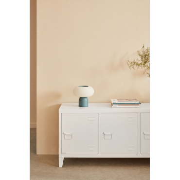 Pohpli Stalen Tv-kast 120x40 Cm Gardenia Wit - Sklum