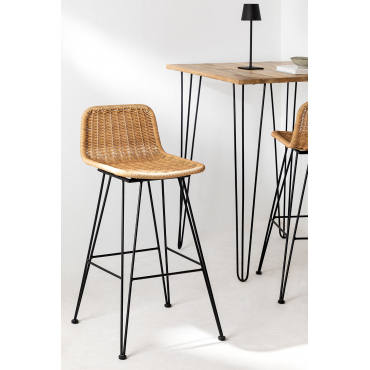 Set Van 2 Sunset Vali Rieten Krukken ↑75 Cm - Sklum
