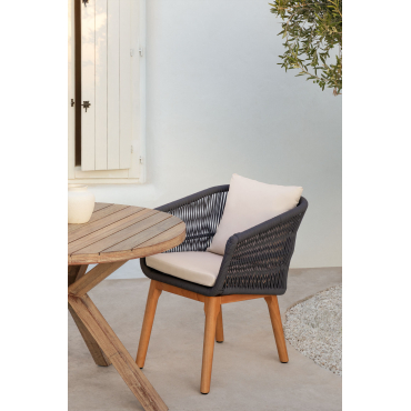 Barker Tuinstoelen 2-pack Grijs – Antraciet - Sklum