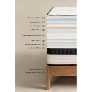 Guideor Visco-elastische Matras 180 X 200 Cm - Sklum