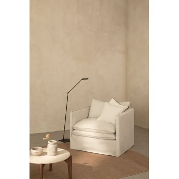 Grace Linnen En Katoenen Fauteuil Stof Beige - Sklum