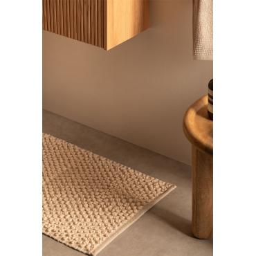 Badkamerkleed (50x80 Cm) Niram Beige – Linnen - Sklum