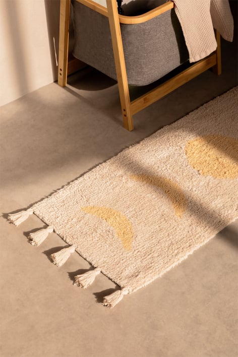 Rechthoekig badmat 40x135 cm van katoen Nocti