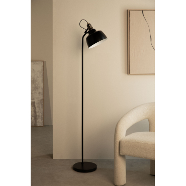 Draaibare Staande Lamp Van Ijzer Louise Zwart - Sklum