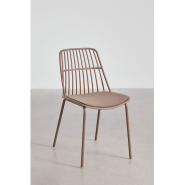 Pakket Van 2 Maeba Eetkamerstoelen Bruin - Praliné - Sklum