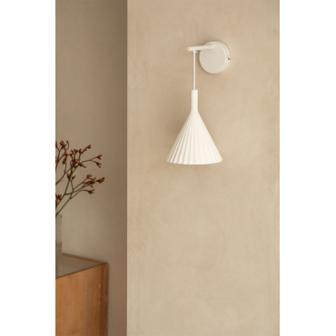 Lydon Led Gipswandlamp Wit - Sklum