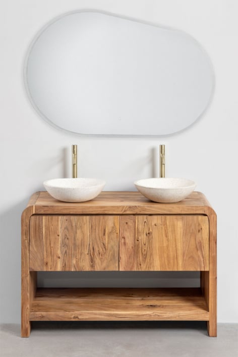 Vacry houten badkamermeubelset - Acacia Bruin