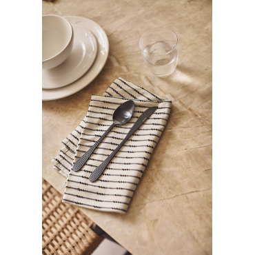 Set Van 2 Katoenen Servetten Oziel Beige – Crème - Sklum