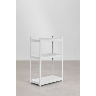 Stalen Plank Met 3 Planken (120x80 Cm) Crenzi Wit - Sklum