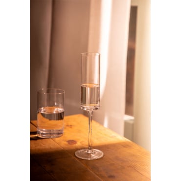 Pak Van 4 Champagneglazen In Glas 20 Cl Lioare Transparant - Sklum