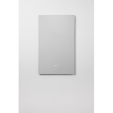 Rechthoekige Badkamerwandspiegel Met Led-licht En Anti-condens (55x90 Cm) Kirvex Transparant - Sklum