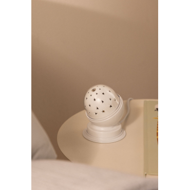 Russell Kids Led Star Projector Tafellamp Wit - Sklum