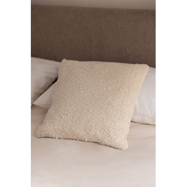 Vierkant Kussen In Boucléstof (45x45 Cm) Zanero Gardenia Wit - Sklum
