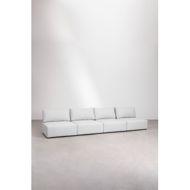 Kata 4-delige Modulaire Bank Crème Beige - Sklum