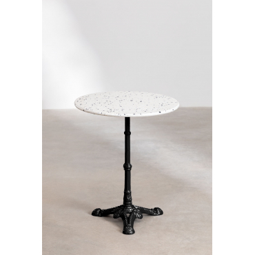 Vertuo Terrazzo Bartafel Wit & Rond & Zwart - Sklum