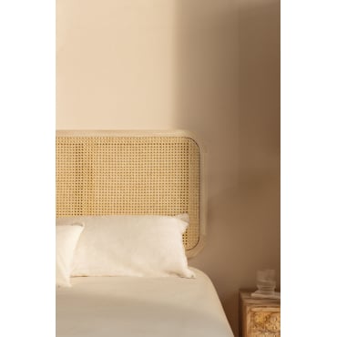 Ralik Design Houten Hoofdeinde Voor Bed Van 135 Cm En 150 Cm Natuurlijk Hout & 135 Cm - Sklum