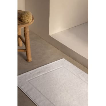 Katoenen Badkleed (50x80 Cm) Selyra Wit - Sklum