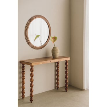 Consoletafel Van Mangohout Tessaia Mangohout - Sklum