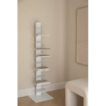 Rek 40x150 Cm In Pex-staal Wit - Sklum