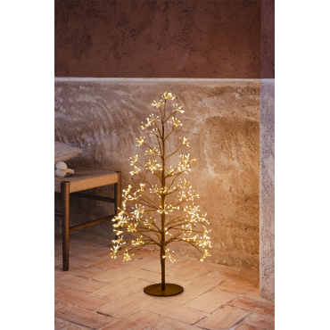 Led-kerstboom In Ijzer Dorvin Warm Wit 3000k & ↑90 Cm - Sklum