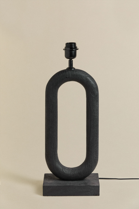 Tafellampvoet ↑45 cm in Tiberia mangohout