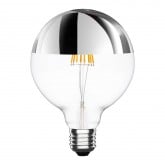 Dimbare en reflecterende vintage led-lamp E27 Spher, miniatuur afbeelding 1