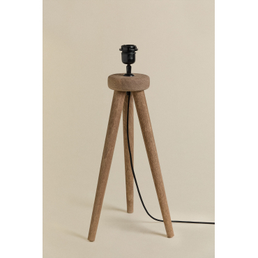 Voet Voor Tafellamp ↑40 Cm In Mangohout Simona Mangohout - Sklum
