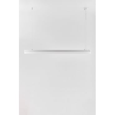 Lineaire Hanglamp Plafond ↔︎120 Cm Led In Aluminium Joren Grijs – Chroom - Sklum