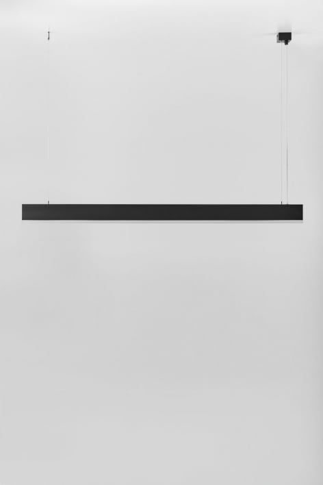 Sevora lineaire LED hanglamp ↔︎120 cm in aluminium
