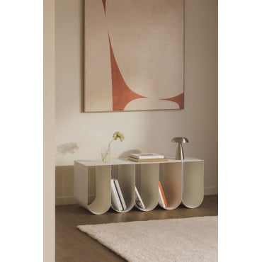 Rechthoekige Salontafel (100 X 40 Cm) Olavi Gardenia Wit - Sklum