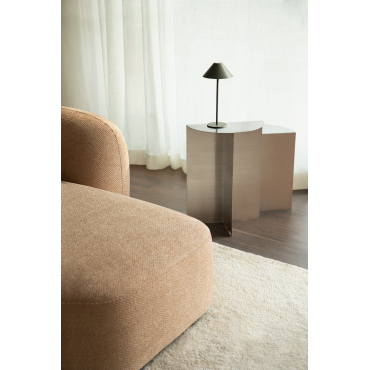 Nadina Geborsteld Stalen Bijzettafel 40x20 Cm ↑45 Cm - Sklum