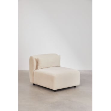 Centrale Module Voor Modulaire Bank Fogler Corduroy Beige – Linnen - Sklum