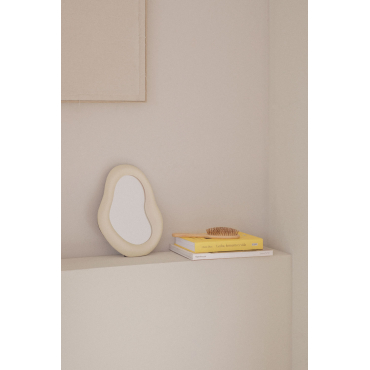 Tafelspiegel 20x30 Cm In Keramiek Estony Beige – Crème - Sklum