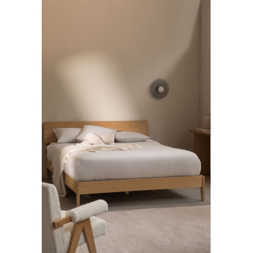 Houten Bed Gellis Natuurlijk Hout & 150 X 200 Cm - Sklum