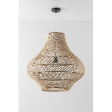 Magali Plafondlamp Natuurlijk - Zwart & Ø65 Cm Magali - Sklum